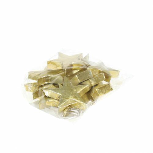 Floristik24 Deco stars gold 4cm 12pcs