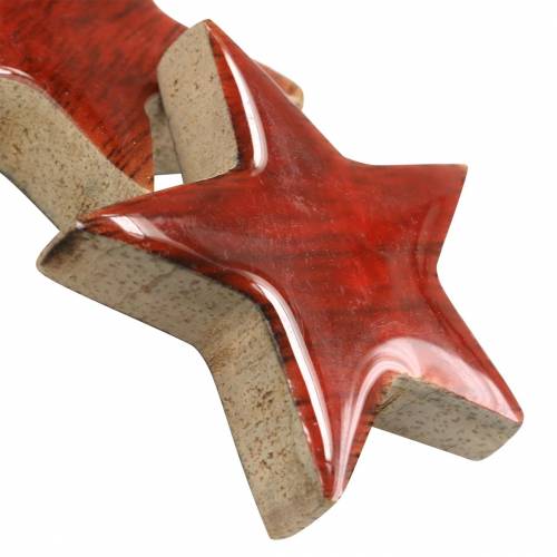 Floristik24 Scatter decoration star mango red lacquered 5×5cm 16 pcs