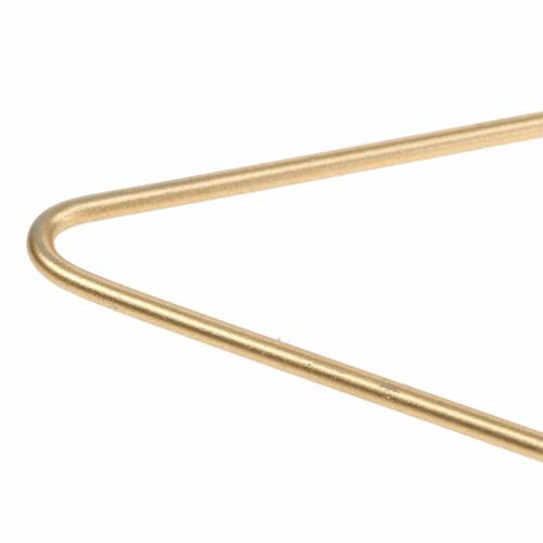 Floristik24 Decorative star to hang golden metal Ø50.5cm 2pcs