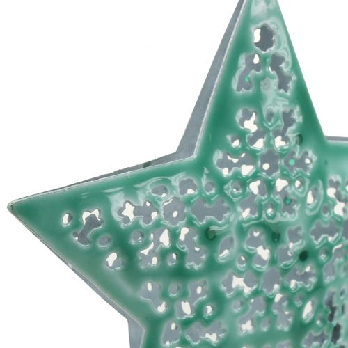 Product Star to hang mint green 15cm