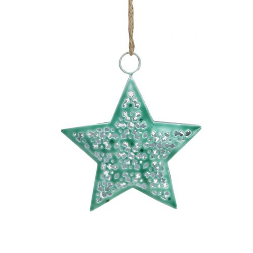 Product Star mint green for hanging 9.5cm 1 pc