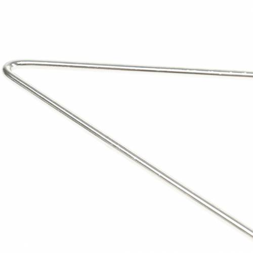 Floristik24 Deco star silver metal Ø50cm 4pcs