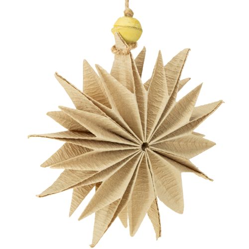 Product Paper stars with jute twine for festive decoration