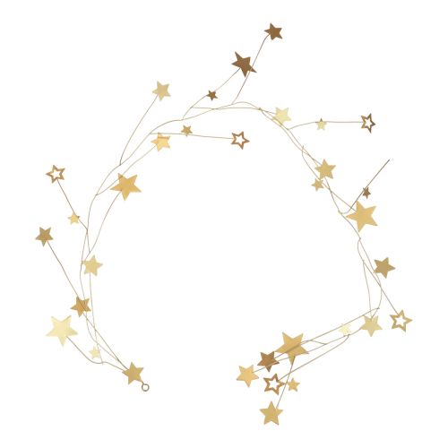 Star decoration decoration hanger Christmas metal gold 85cm