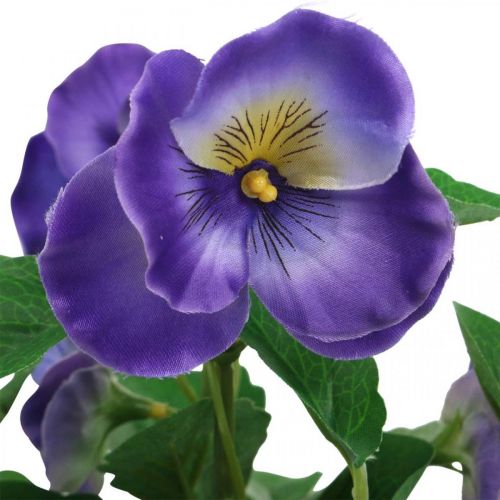 Floristik24 Artificial pansy violet artificial flower meadow flower 30cm