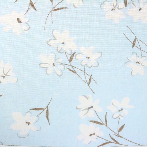Product Decorative fabric flowers blue 30cm x 3m