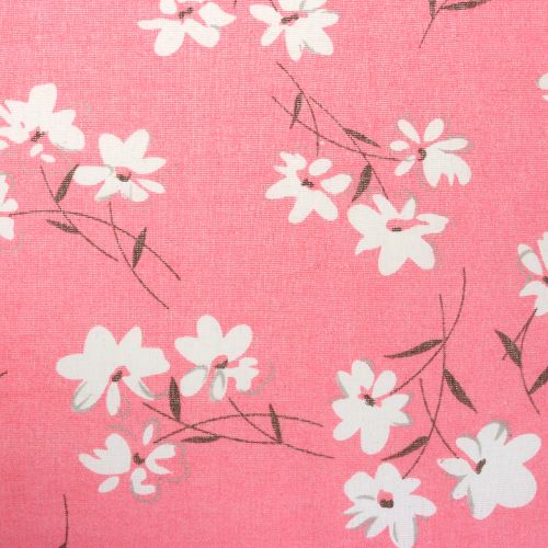 Product Decorative fabric flowers pink 30cm x 3m