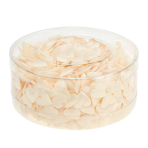 Floristik24 Fabric heart to sprinkle with cream 800p