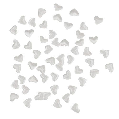 Hearts for Scattering White 1.3cm 500 pcs