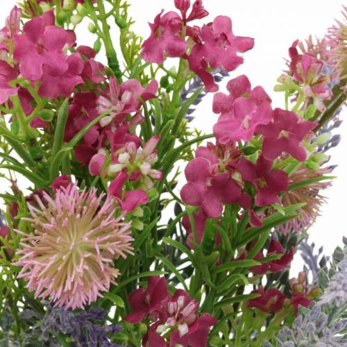 Floristik24 Artificial bouquet lavender table decoration purple, pink H42cm