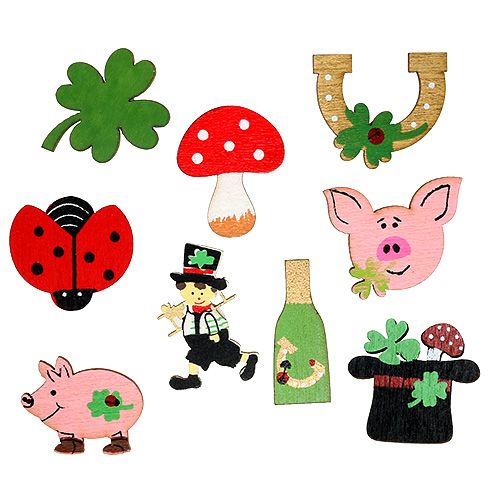 Giveaway New Year&#39;s Eve 3.5cm multicolored 54pcs