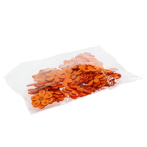 Floristik24 Scattered wood flower orange 2cm - 4cm 96p