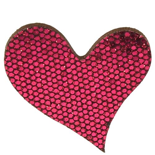 Product Scatter decoration heart purple 3-5cm 48 pcs