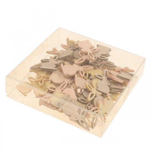 Product Scatter decoration wood, Easter confetti, Easter bunny yellow tones 4cm 72 pcs