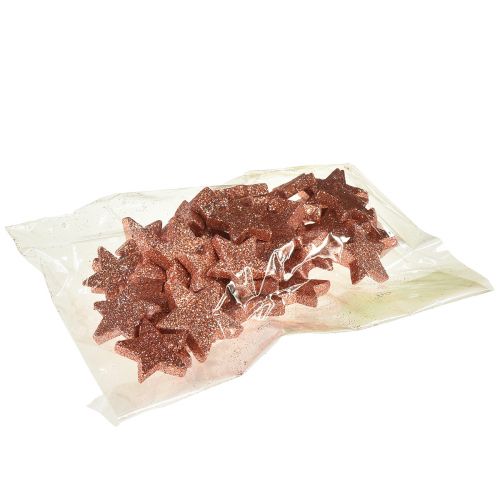 Product Scatter Decoration Christmas Stars Scatter Stars Pink Ø4/5cm 40 Pcs