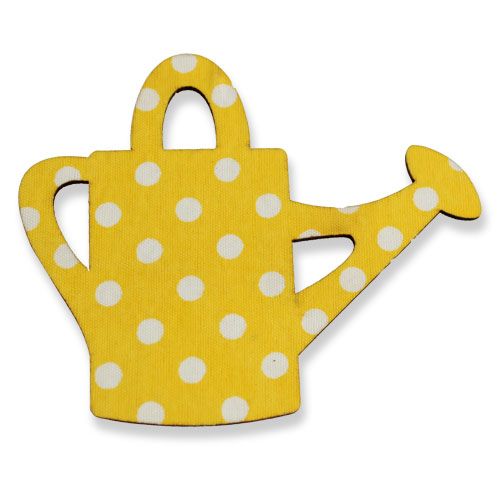 Floristik24 Watering can / bucket made of wood 8cm assorted 12pcs