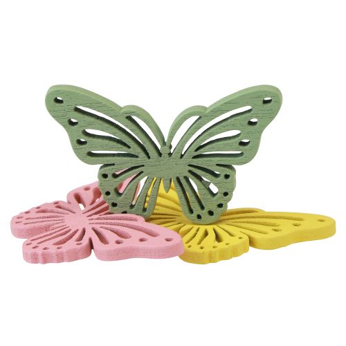 Product Wooden butterfly scatter decoration 4.5×3cm 48 pcs