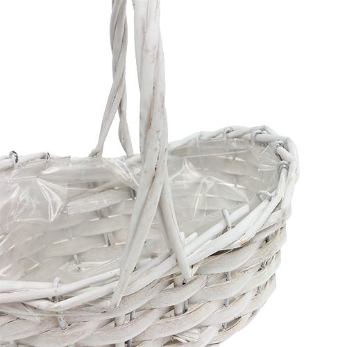 Floristik24 Scatter basket white 20cm x 15cm 1pc