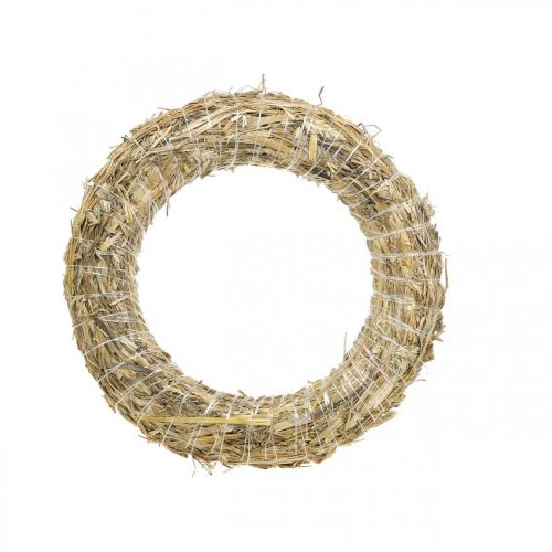 Product Straw wreath 30/6cm 10pcs