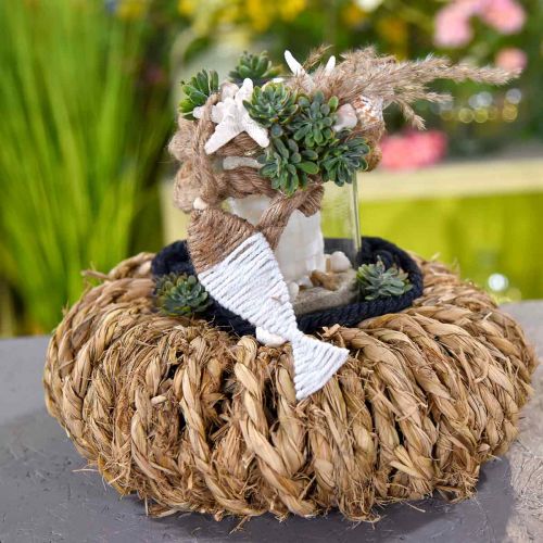 Floristik24 Braided straw wreath Ø30cm deco wreath nature