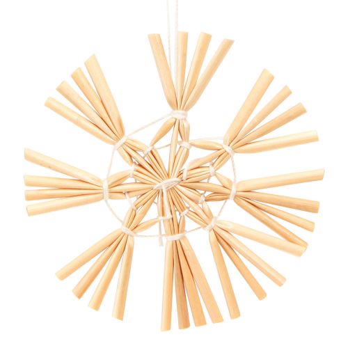 Product Traditional straw Christmas tree ornaments for festive decoration