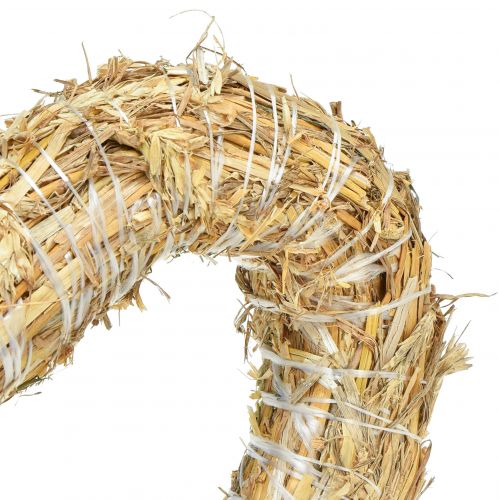 Product Straw mat heart 33x34cm