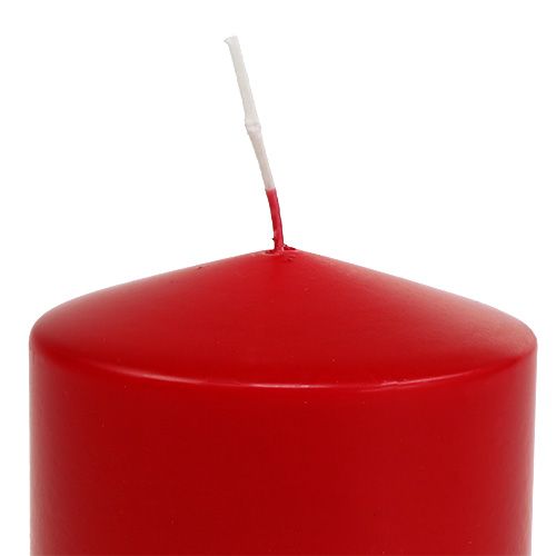 Product Pillar candle 100/100 red 4 pcs