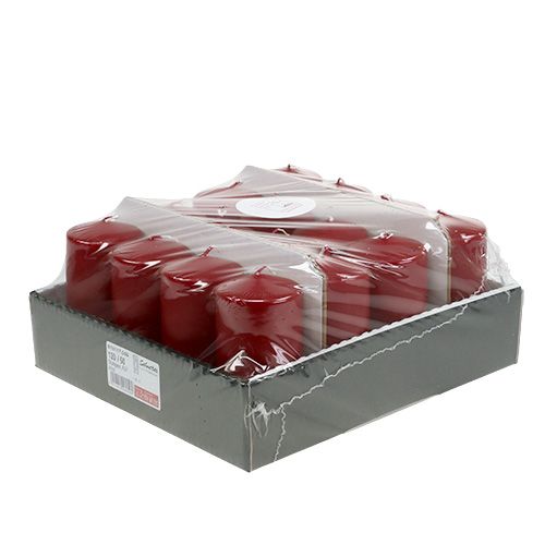 Product Pillar candle 120/60 old red 16 pcs