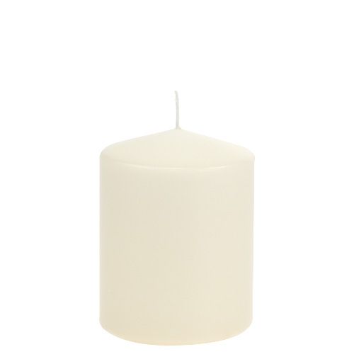 Pillar candle 130/100 cream 4pcs