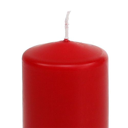 Product Pillar Candle 150/60 Red 8 Pcs
