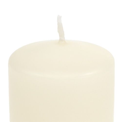 Floristik24 Pillar Candles Cream Advent Candles Candles 200/50mm 24 Pcs