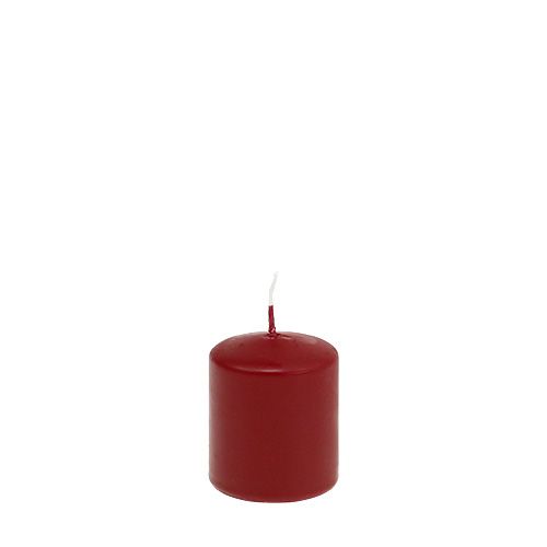 Pillar candle 70/60 old red 16 pcs