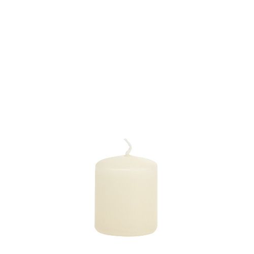 Floristik24 Pillar candle 70/60 cream 16pcs