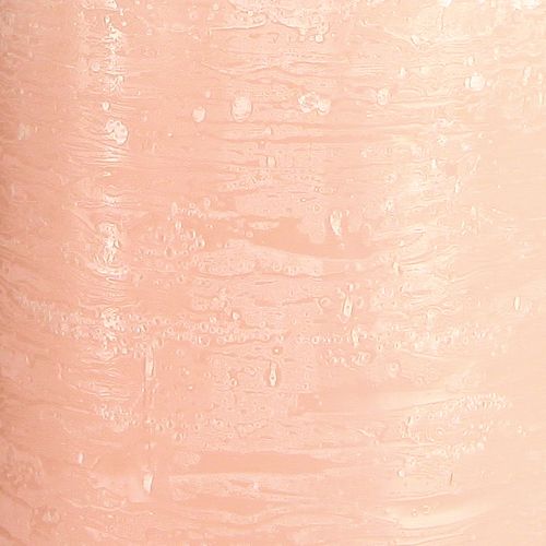 Product Light pink pillar candles, pink throughout, 85×200mm, long burning time, set of 2, high-quality table decoration for celebrations