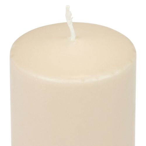 Product PURE pillar candle Beige Wenzel candles 130/70mm