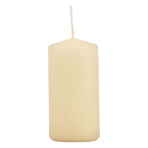 Product Pillar candles cream Advent candles candles 100/50mm 24pcs