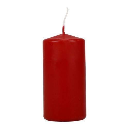 Pillar candles red Advent candles old red 100/50mm 24 pcs