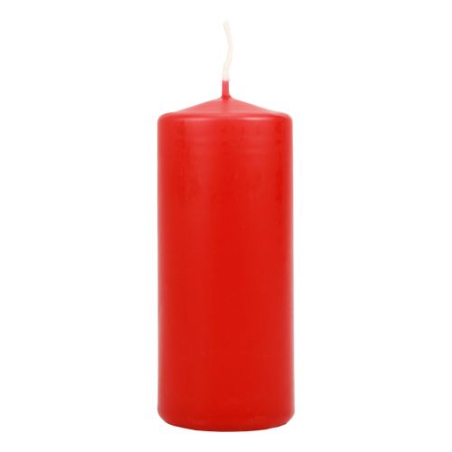 Pillar candles red Advent candles candles red 120/50mm 24pcs