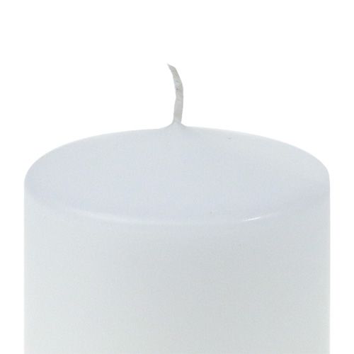 Product Pillar Candle 80/80 White 6 pcs
