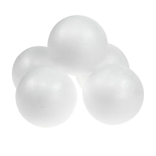 Styrofoam ball Ø12cm 5pcs