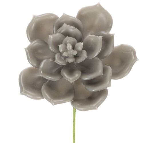 Artificial succulent wax artificial plant with wire 8cm 8pcs
