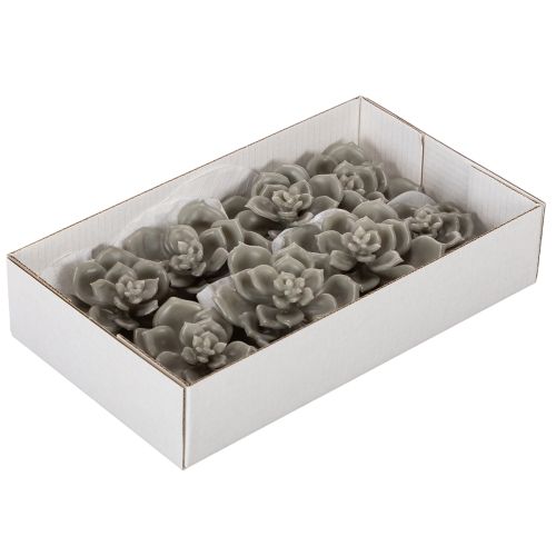 Artificial succulent wax artificial plant with wire 8cm 8pcs | Floristik24.ie