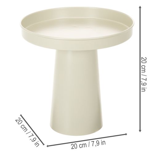 Tray stand, decorative plate for candles and figurines, 20cm | Floristik24.ie