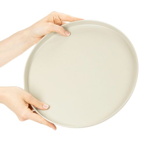 Decorative tray 30 cm metal saucer for plant decoration | Floristik24.ie