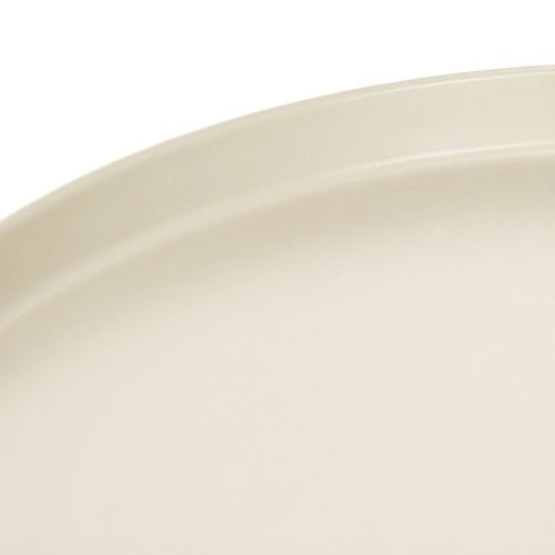 Decorative tray 30 cm metal saucer for plant decoration | Floristik24.ie