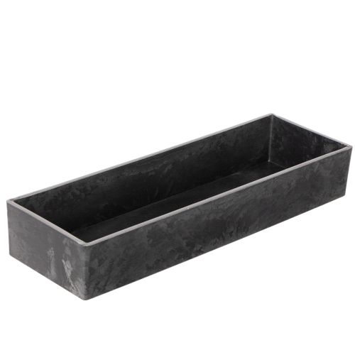 Rectangular tray with handles, decorative tray for table, 32cm