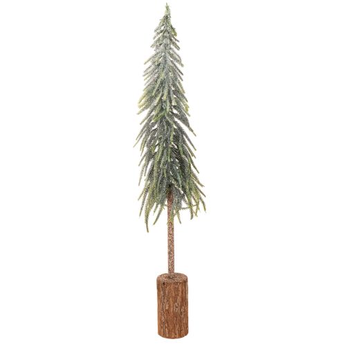 Artificial Christmas tree with base, frosted, as winter decoration, 90cm buy online | Floristik24.ie