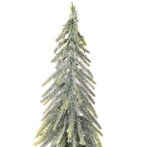 Artificial Christmas tree with base, frosted, as winter decoration, 90cm | Floristik24.ie