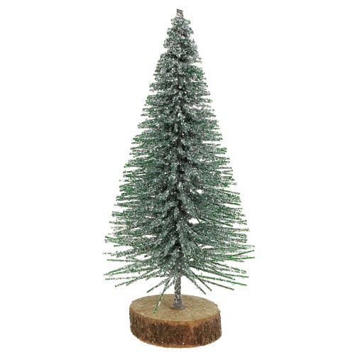 Floristik24 Fir tree silver 8cm 24 pcs