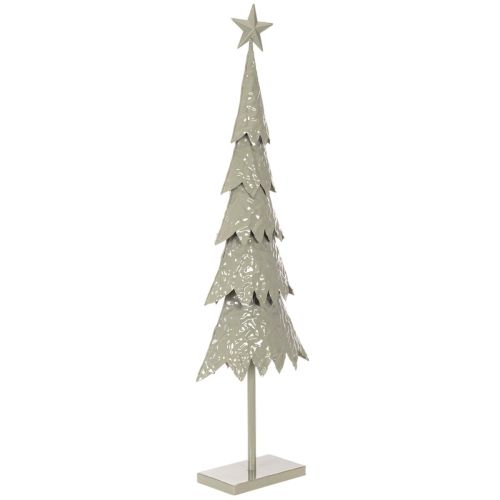 Decorative Christmas tree on a stand with star, festive table decoration, 74cm buy online | Floristik24.ie